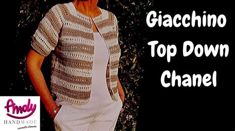 giacchino chanel a maglia spiegazioni in italiano|Il giacchino Chanel .